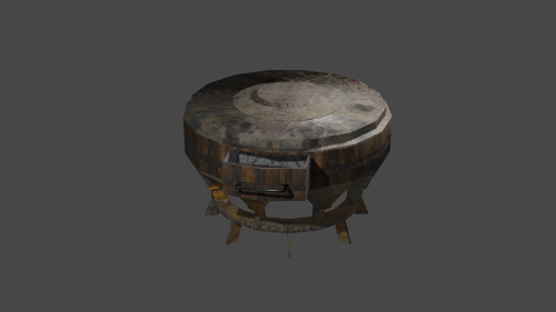 DUSTY SIDE-TABLE  (LOW POLY) preview image